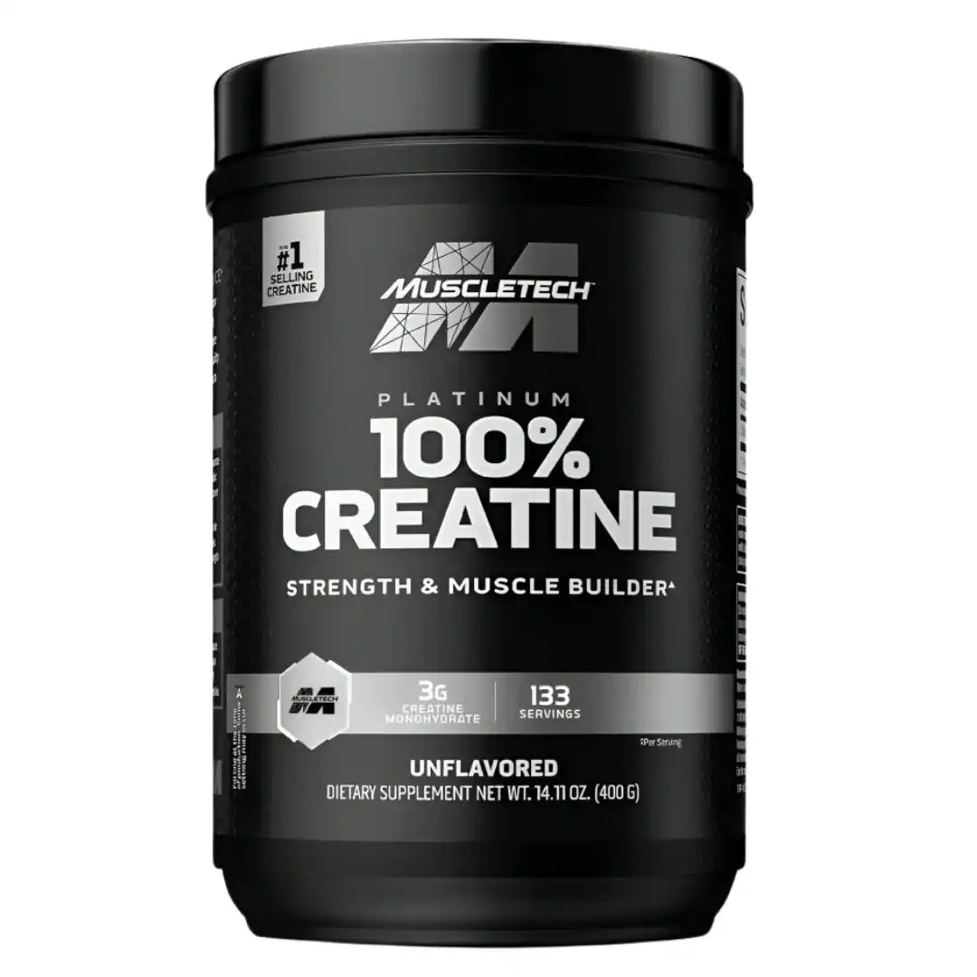 CREATINA MONOHIDRATADA PLATINUM 80SERV POLVO 400GR